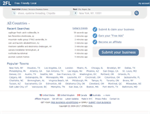 Tablet Screenshot of 2findlocal.com